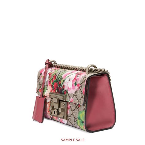 gucci padlock blooms|Padlock small GG shoulder bag .